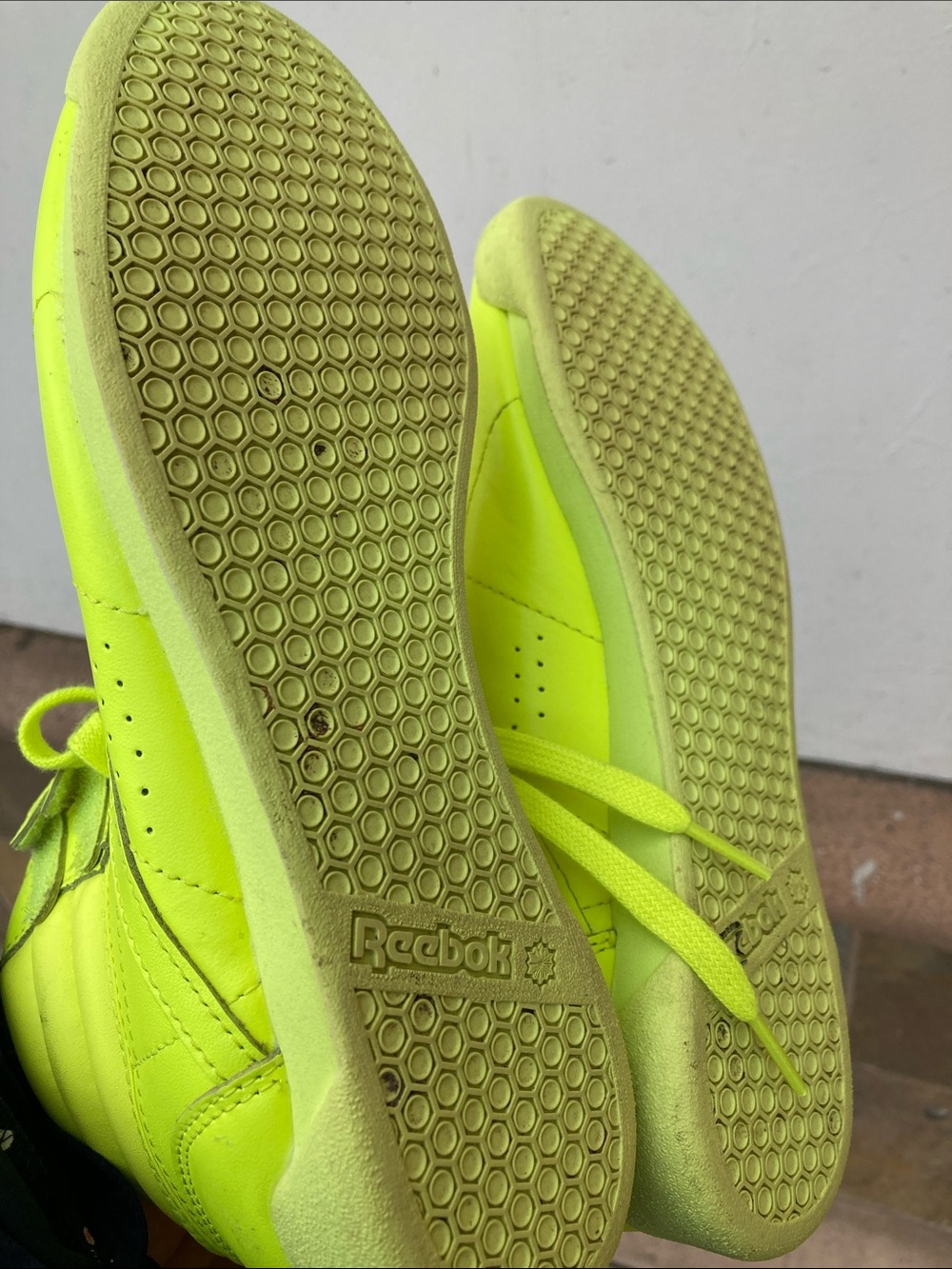 Reebok 80’s neon high top sneakers jazzercise aerobics shoes 7.5 - Picture 3 of 3